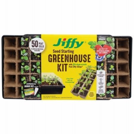 JIFFY Peatstrip Greenhouse W/Label TS50HST-8